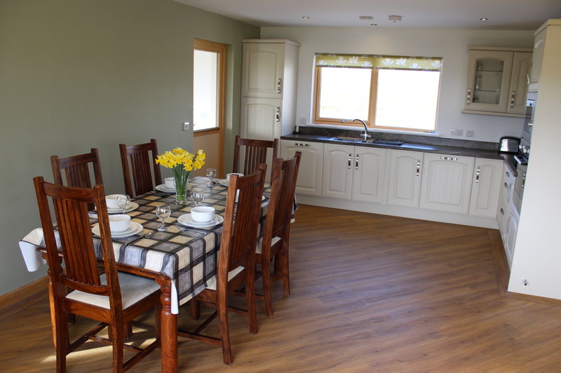 Kitchen and dining area